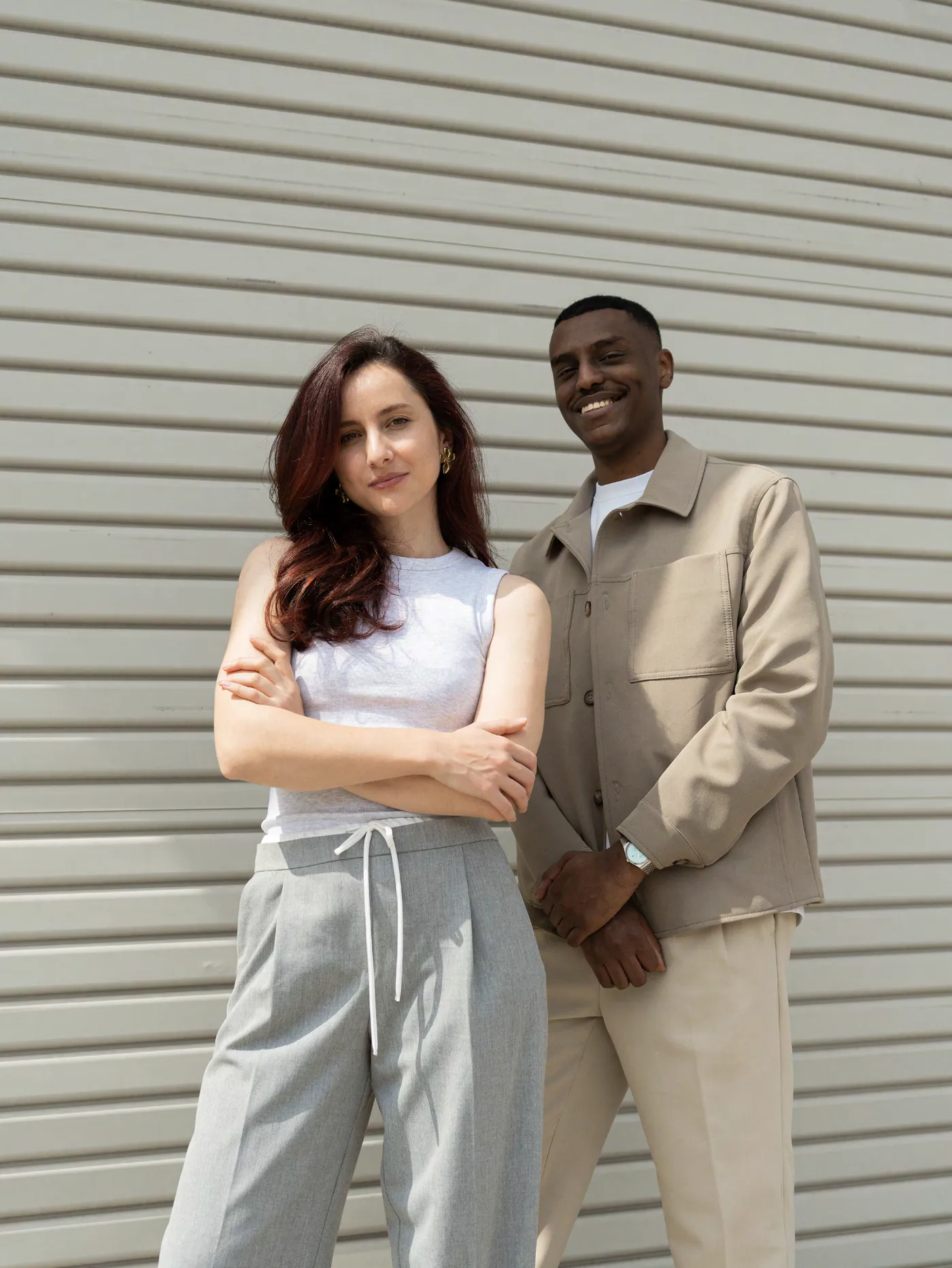 Raw Brains brand visual — founders portrait from the company profile cover